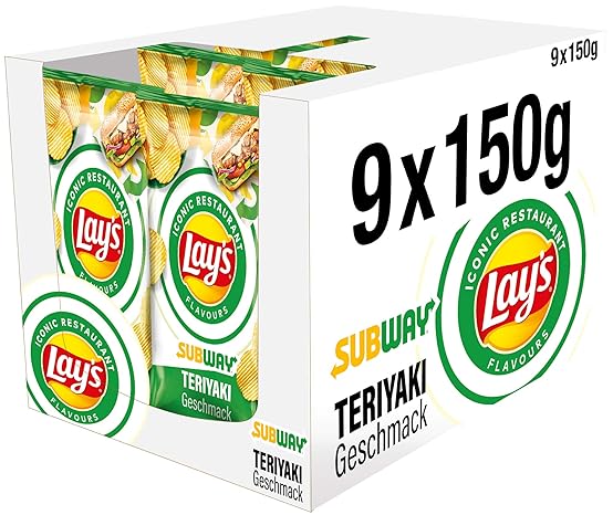Lay's Subway Teriyaki 9 x 150g (MHD:28.09.2025)