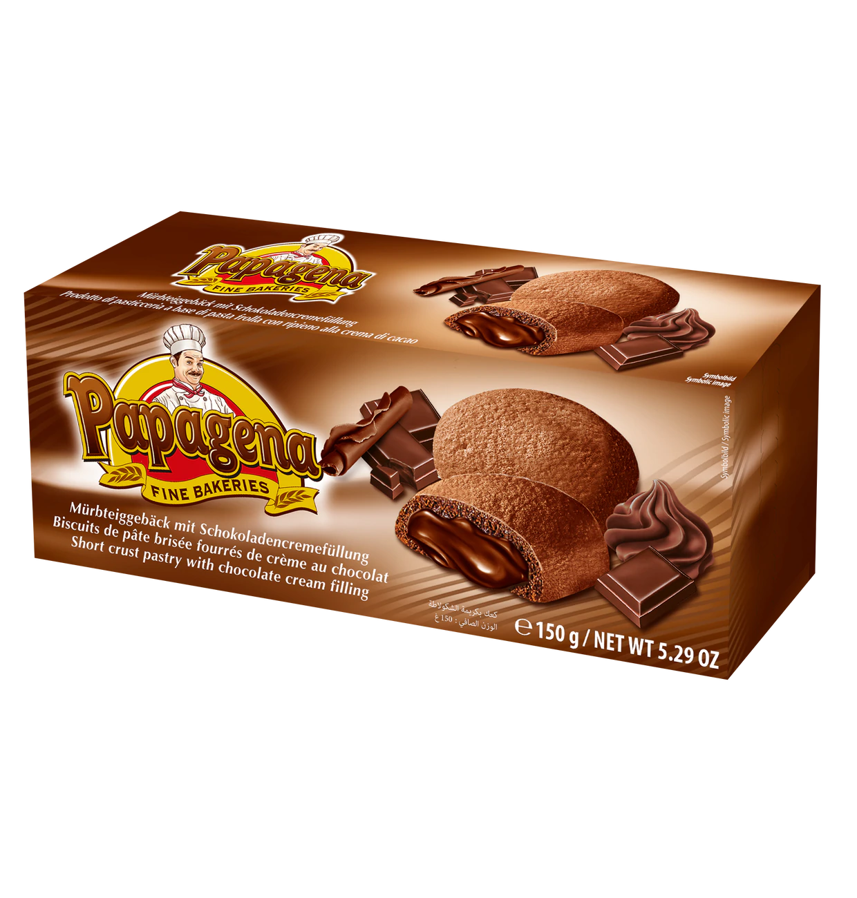 Papagena Biscuits mit Schokocremefüllung 150g MHD:20.03.2026