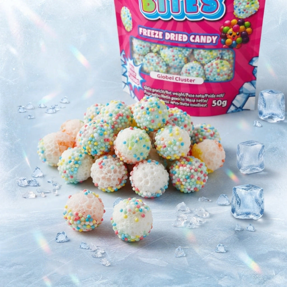 Frosty Bites Freeze Dried Candy Globule Cluster