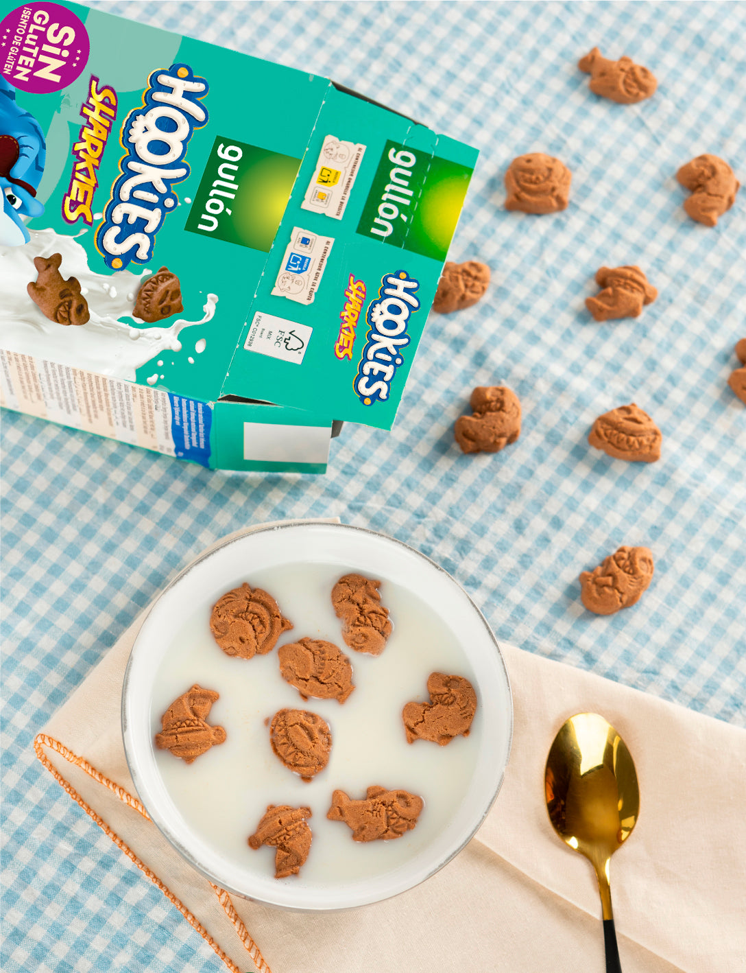 Gullón Hookies Sharkies glutenfrei 160g (4x40g)