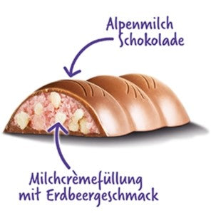 Milka Strawberry Riegel 5x36,5g