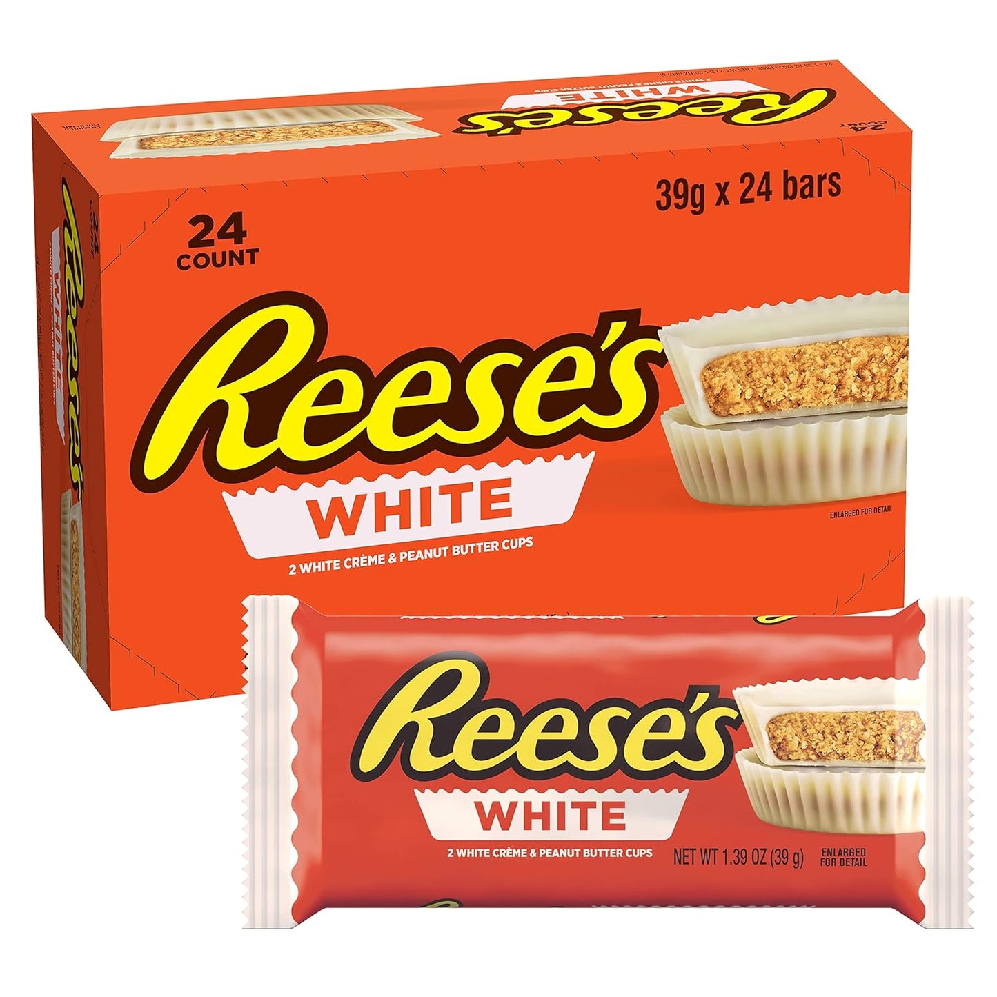 Reese's Peanut Butter Cups White 39,5gx24 MHD: 08.09.2025