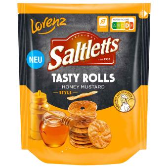 Saltletts Tasty Rolls Honey Mustard Style 130g