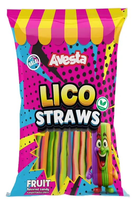 Avesta Lico Straws Fruits Halal 70g