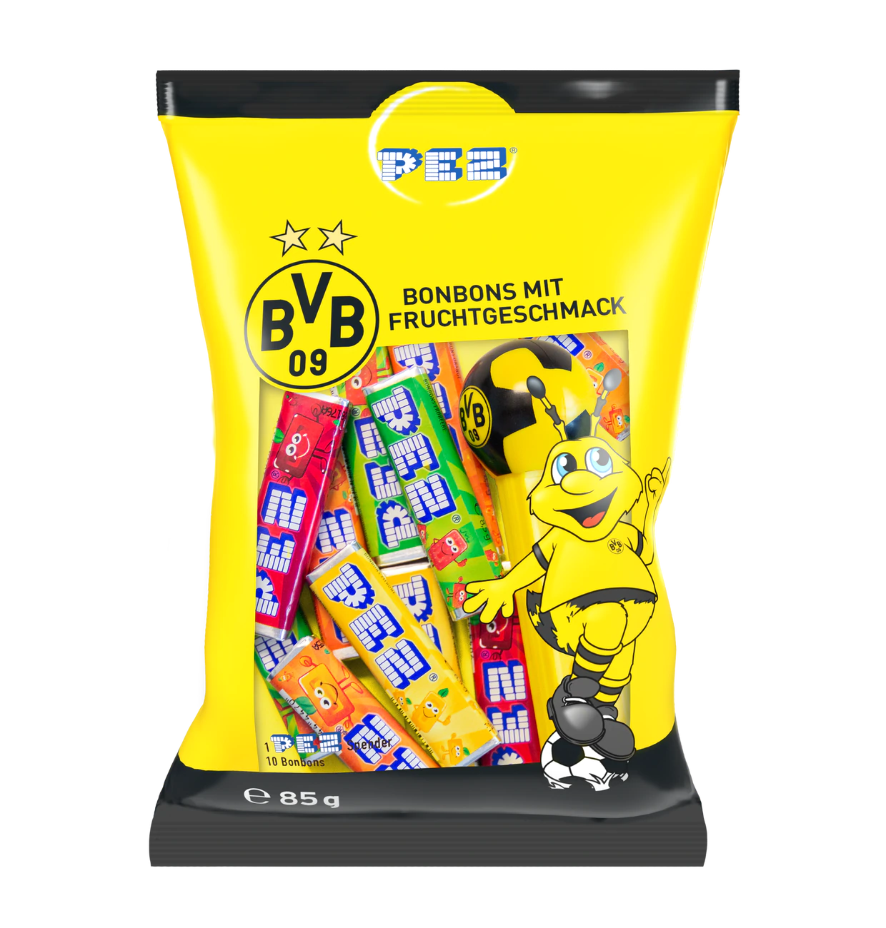 Donateur BVB PEZ, y compris la recharge 85G (DDM: 22.11.2024)