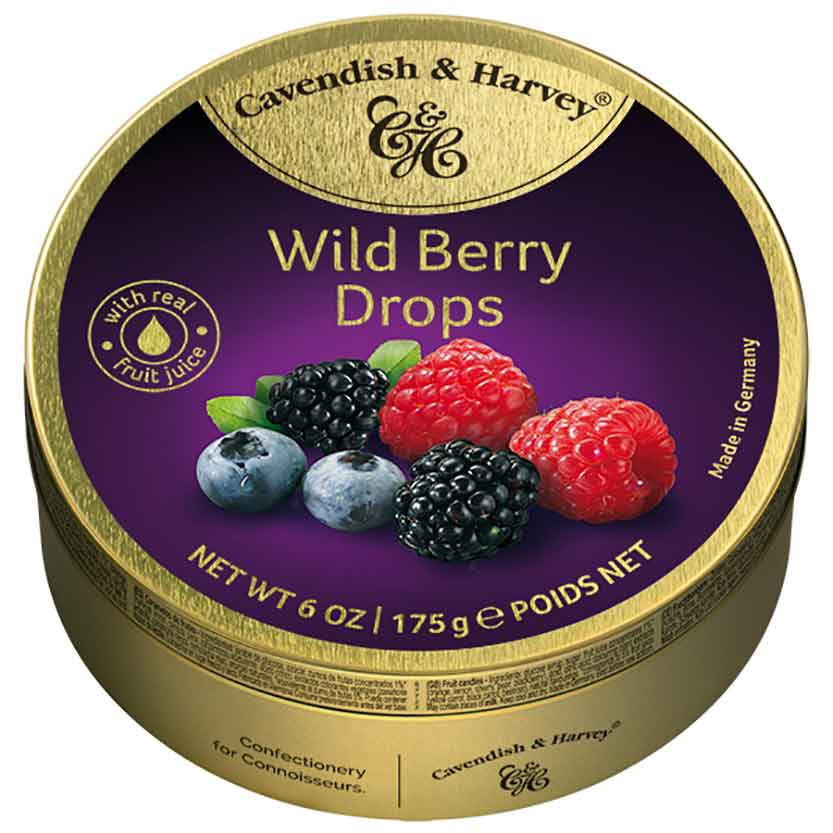 Cavendish & Harvey Wild Berry Drops 175g MHD: 20.03.2028