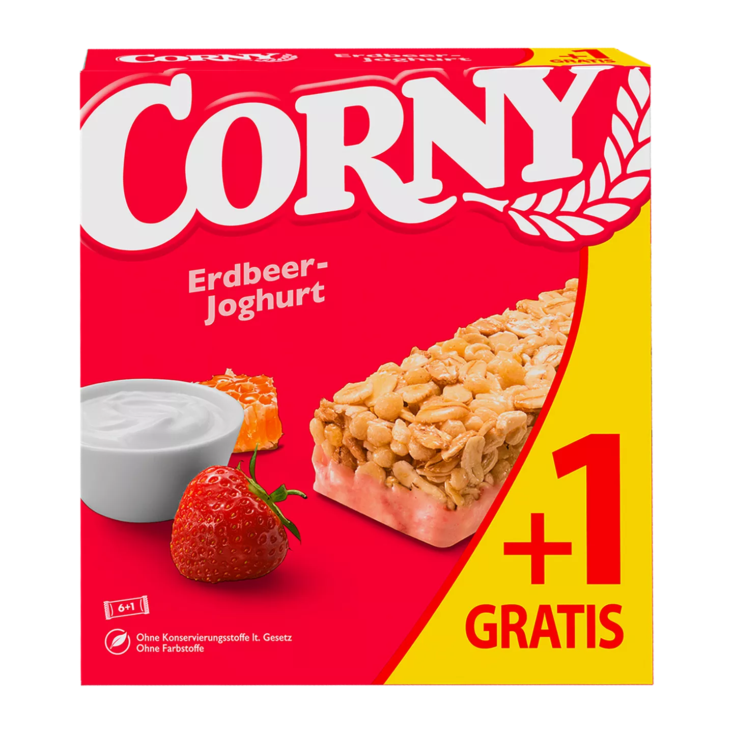 Corny Yaourt classique aux fraises 6+1