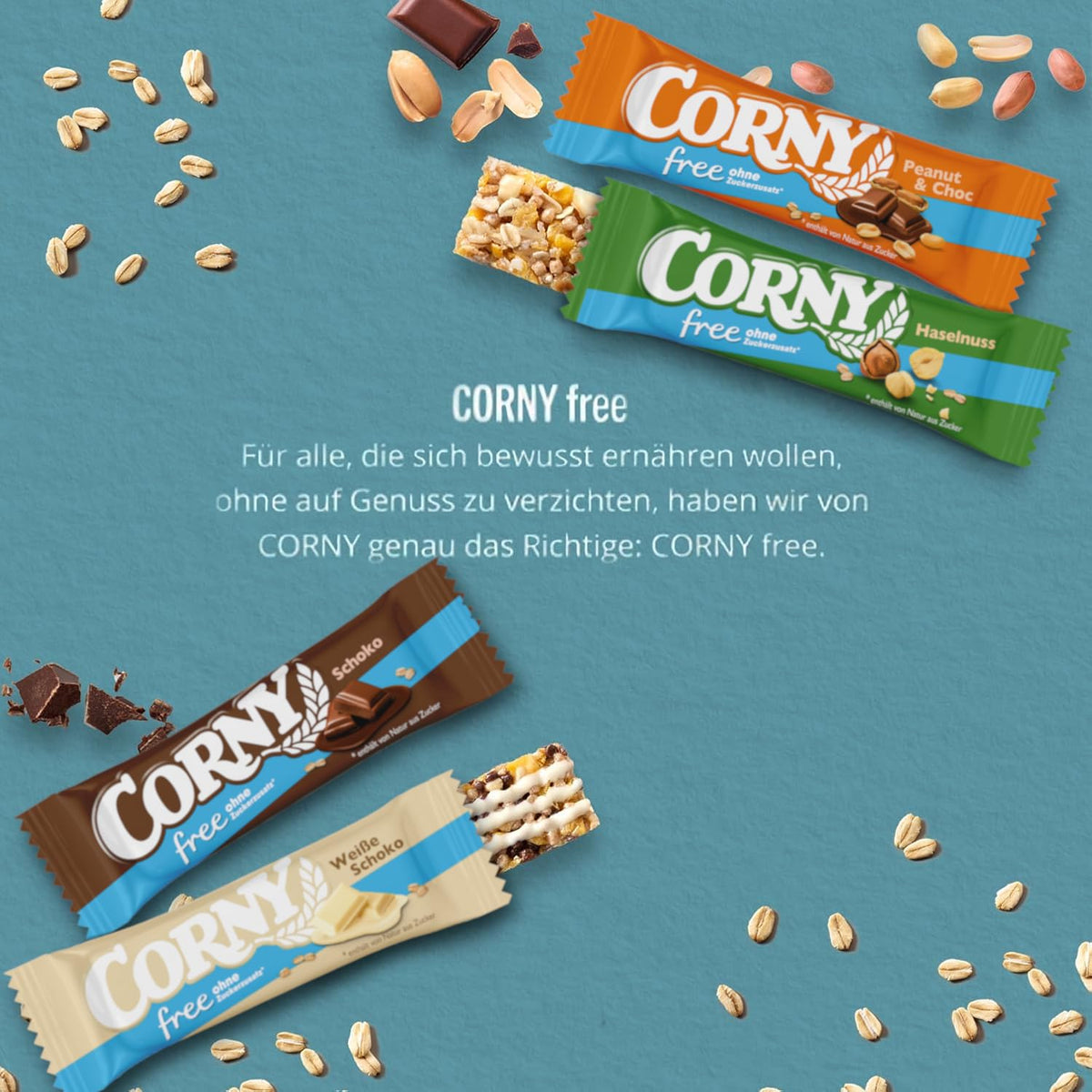 Barras de muesli sin cursi