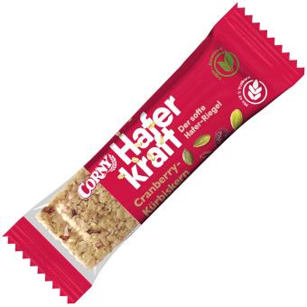 Corny Haferkraft Cranberry-Kürbiskern 12 x 65g MHD:05.03.2026