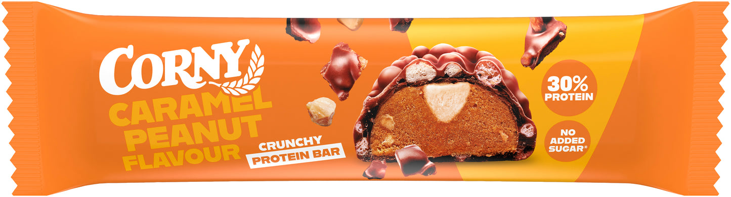 Corny Protein Crunchy Peanut Caramel Flavour 45g