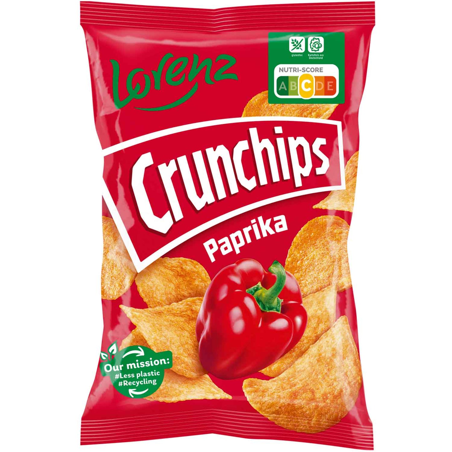 Crunchips Paprika 150g MHD:06.11.2025