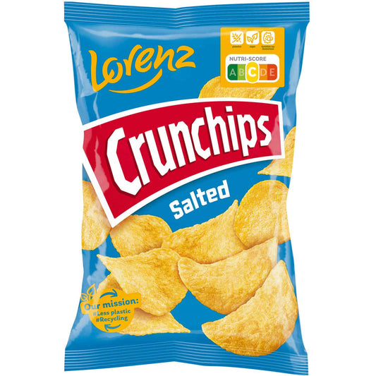 Crunchips salted 150g MHD:09.11.2025