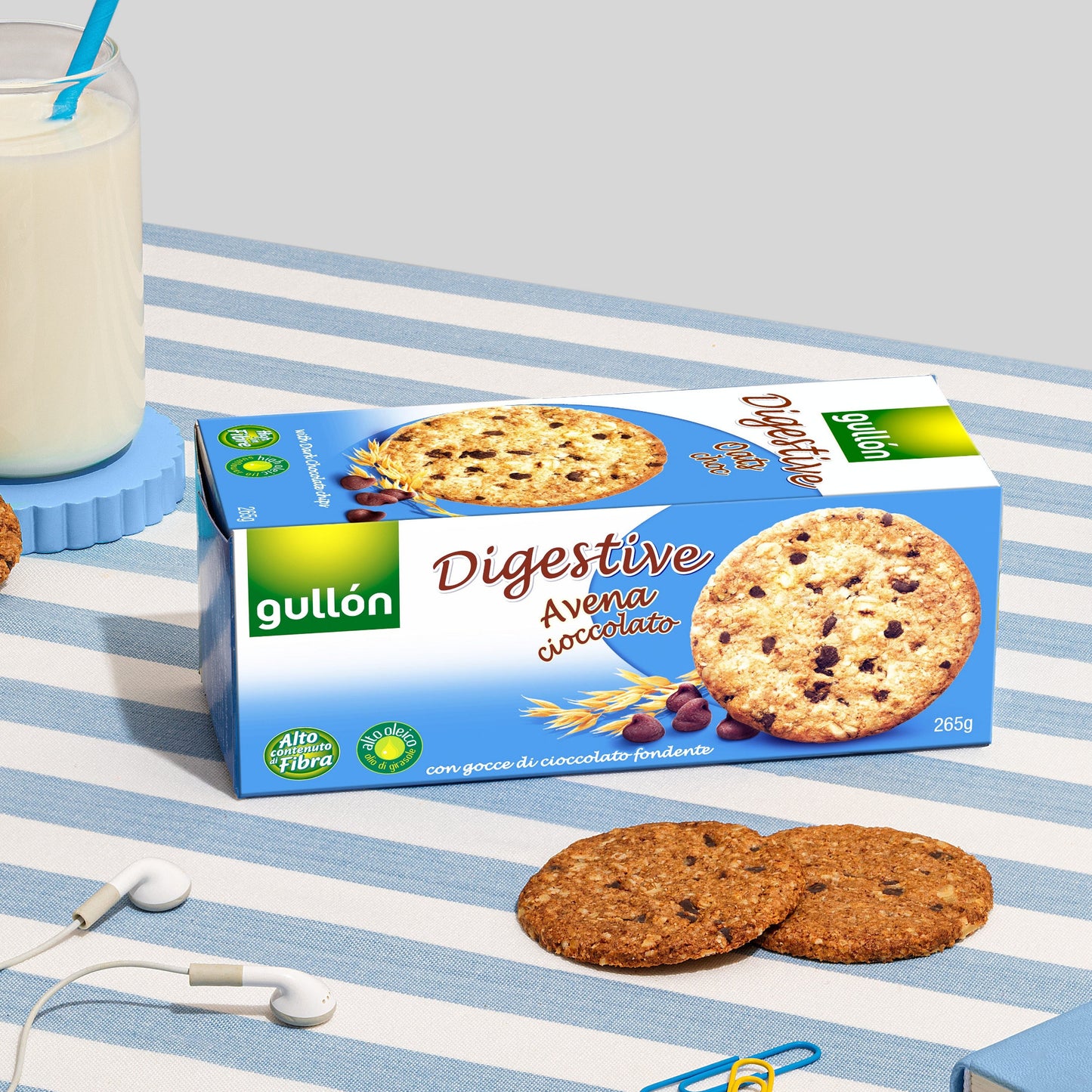 Digestive Avena Chocolato Kekse - Gullon - 265g