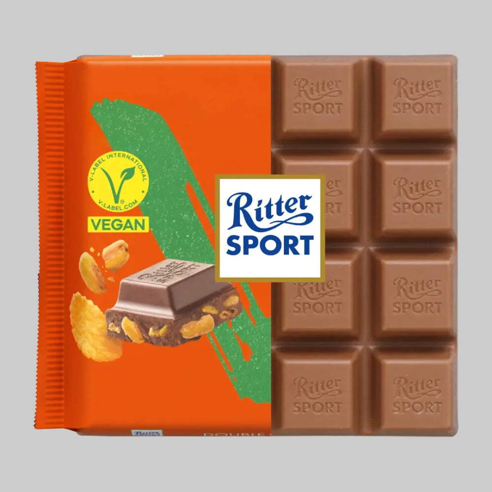 Double Crunch Schokolade - vegan - Ritter Sport