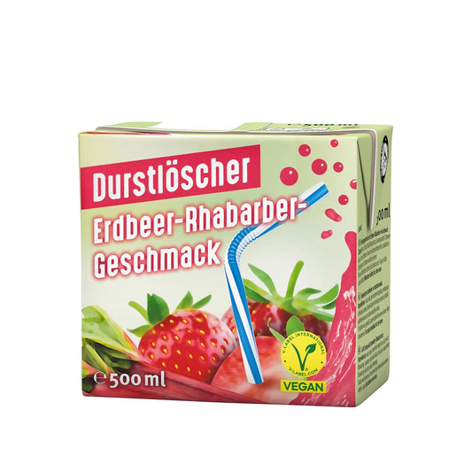 Durstlöscher Erdbeer-Rhabarber-Geschmack 500 ml