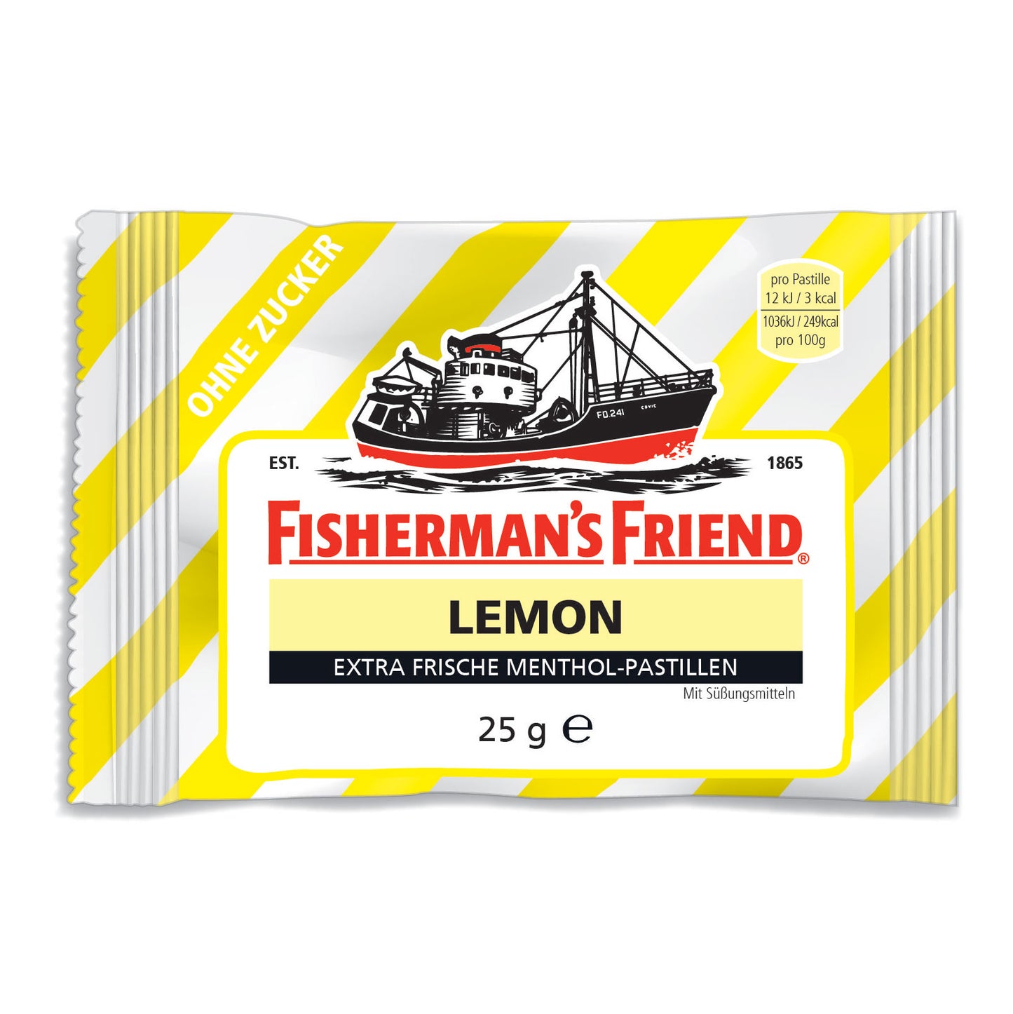 Fisherman's Friend Lemon ohne Zucker 24x25g MHD:12.2028