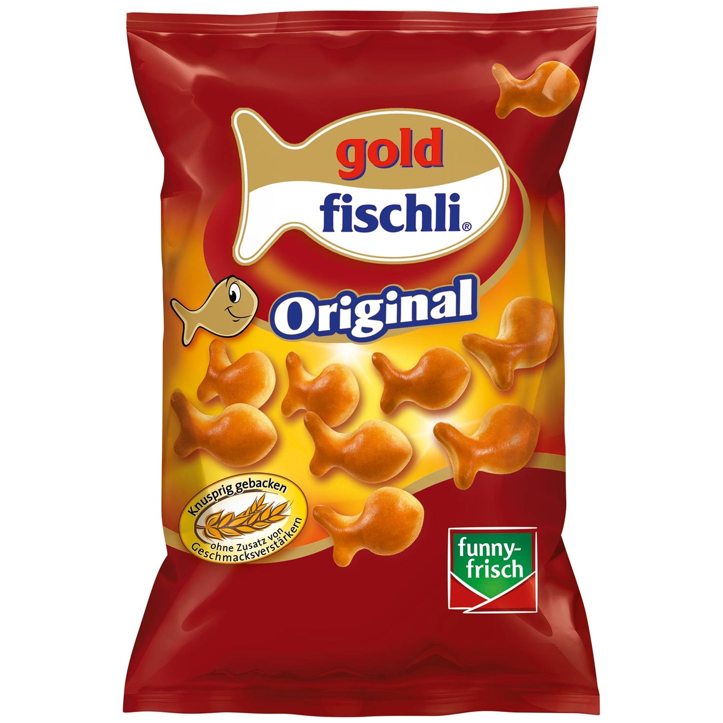 funny-frisch Goldfischli Original 100g MHD: 02.02.2026