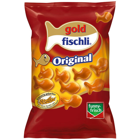 funny-frisch Goldfischli Original 100g MHD: 02.02.2026