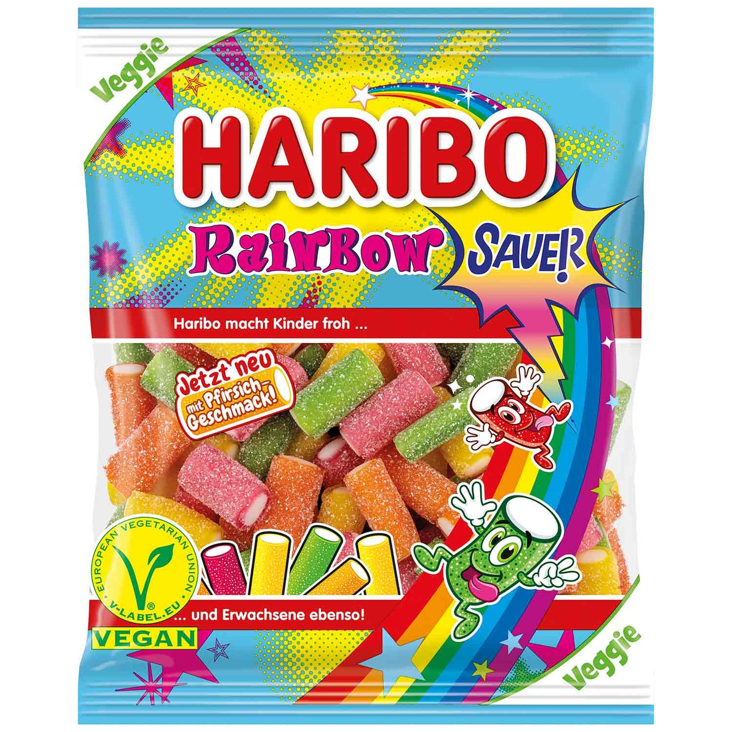 Haribo Rainbow sauer veggie 5 x 160g