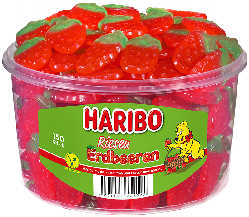 Haribo Riesen Erdbeeren 1350g