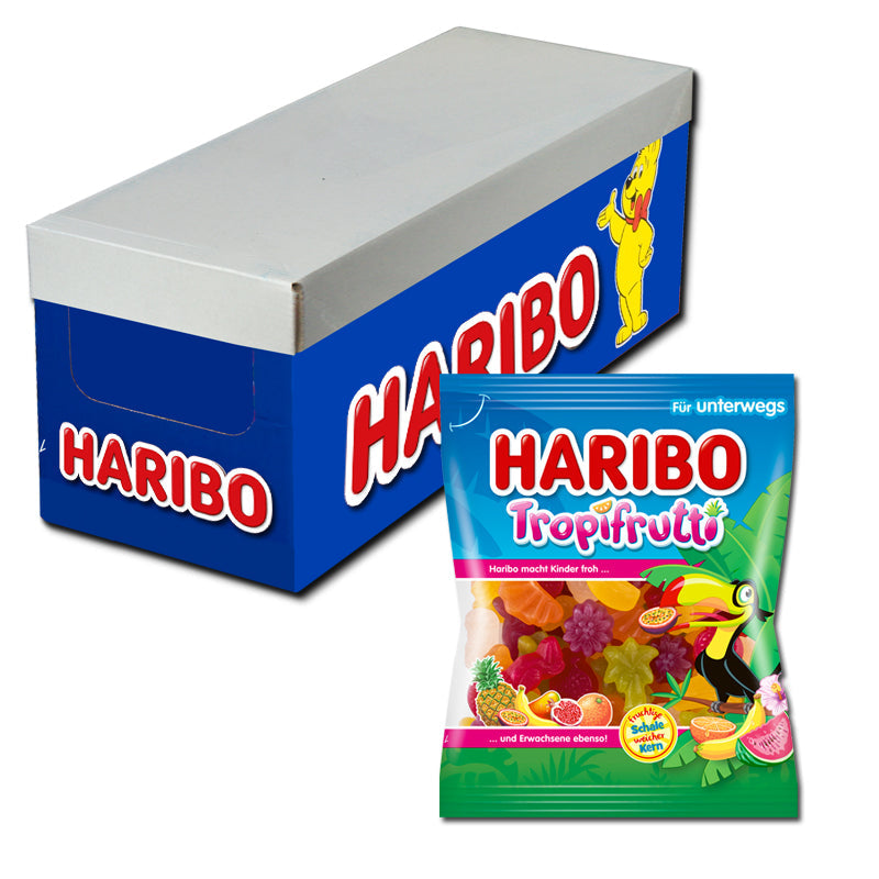 X30 Haribo Tropifrutti, Fruchtgummi, 30 Beutel, 100g