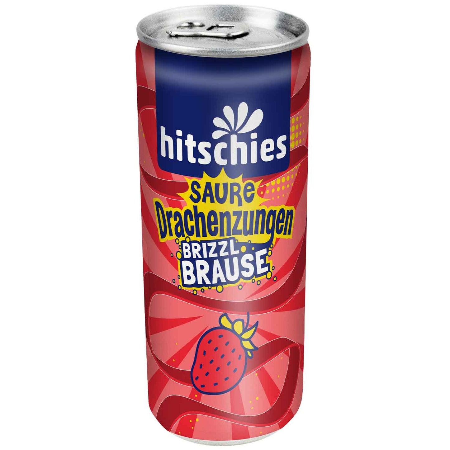 hitschies Saure Drachenzungen brizzl Brause Erdbeere 250ml MHD:30.04.2026