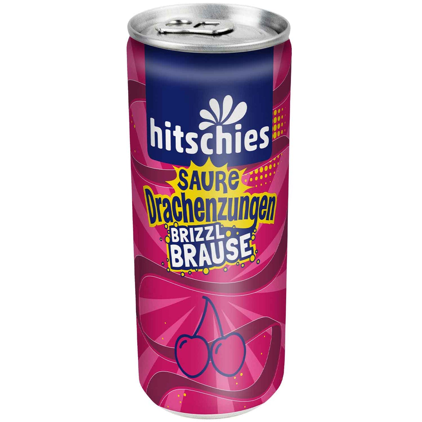 hitschies Saure Drachenzungen brizzl Brause Kirsche 250ml MHD:30.04.2026