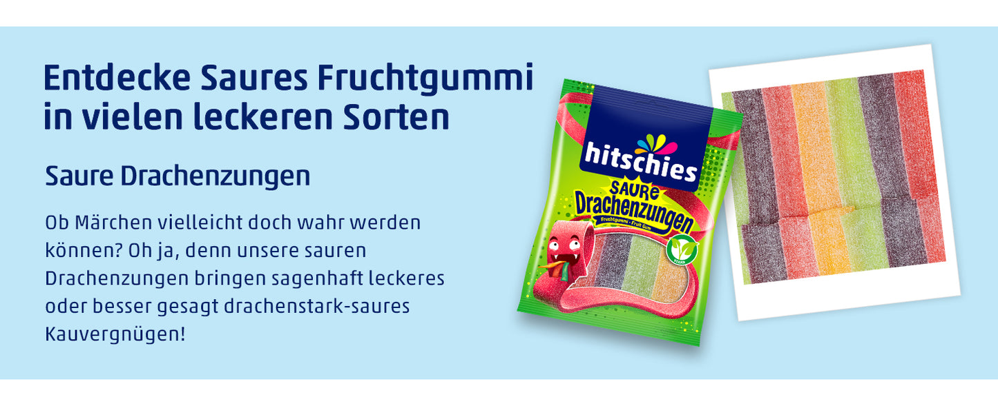 Hitschies Langues de dragon aigres