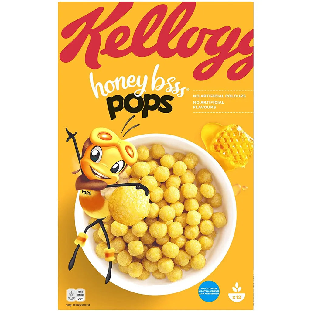 Kelloggs Honey Bsss Pops 400 g MHD: 10.06.2026