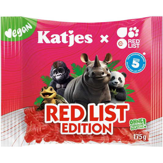 Katjes Red List 175g MHD:07.2026