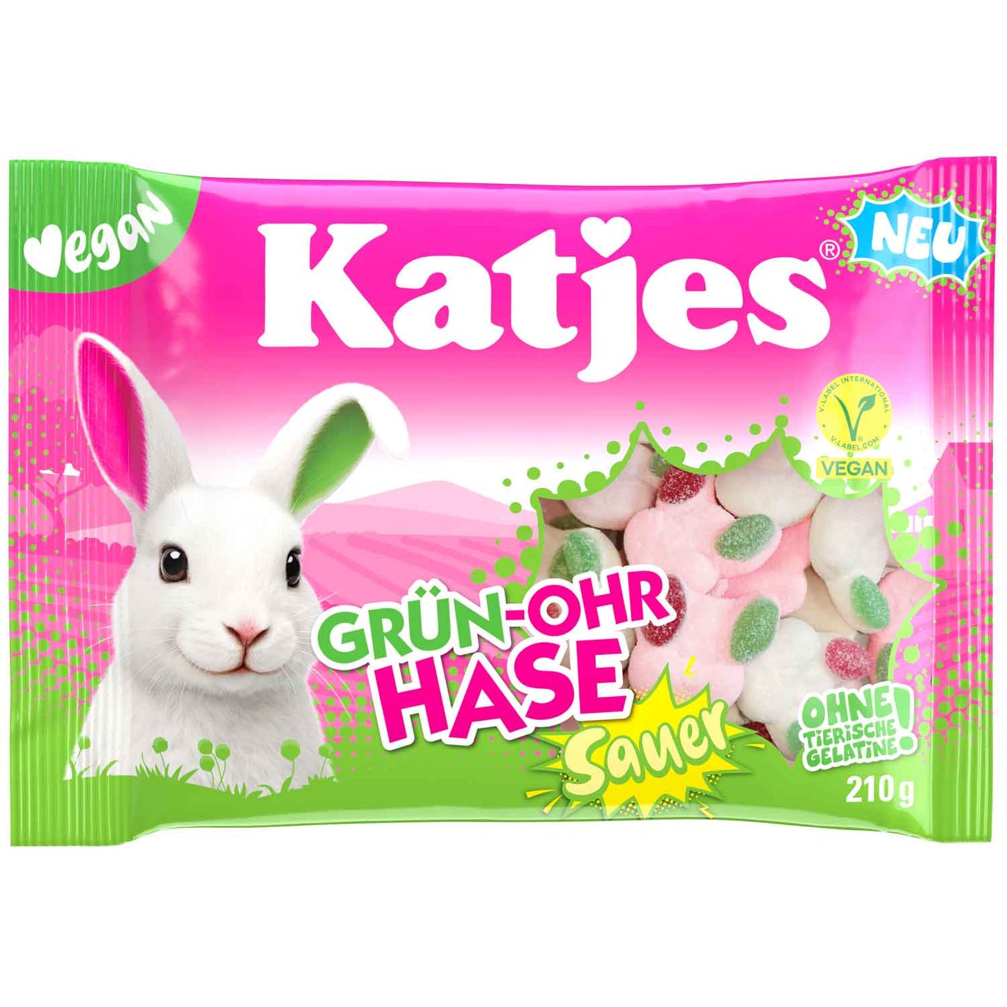 Katjes Grün Ohr Hase