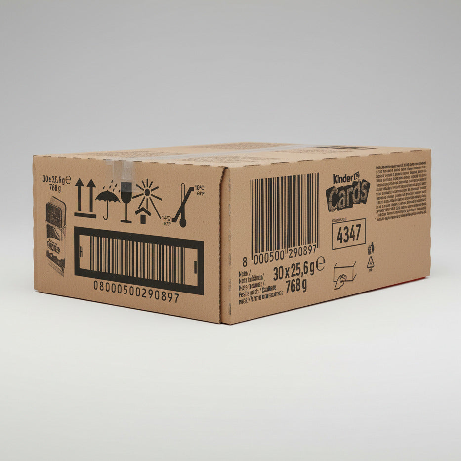 Cartes pour enfants 30x25,6g en carton