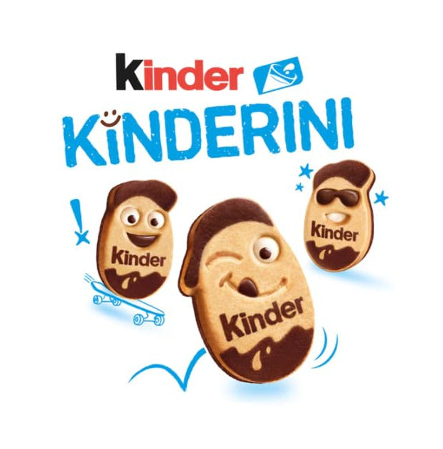 Kinder Kinderini 2 piezas - 24 x 25 g - 1 paquete x 24 piezas, cada una contiene dos galletas Kinderini de 600 g