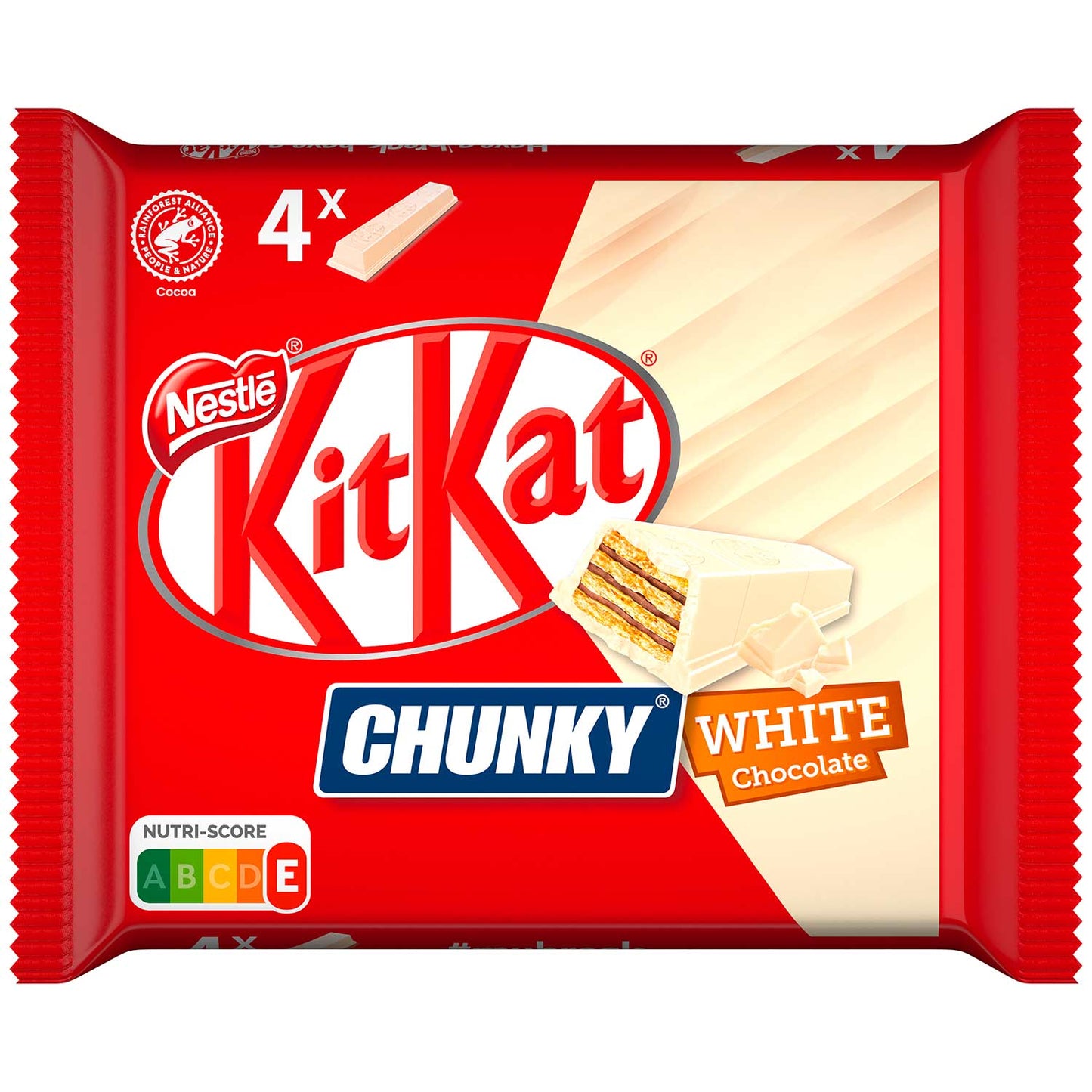 KitKat Chunky White - Vorteilspack - 4 x 40g MHD: 09.2025