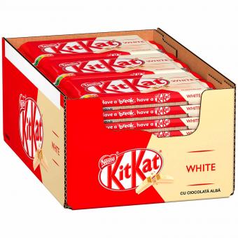 KitKat White Chocolate 24 x 41,5g MHD: 10.2025 - Lecker24