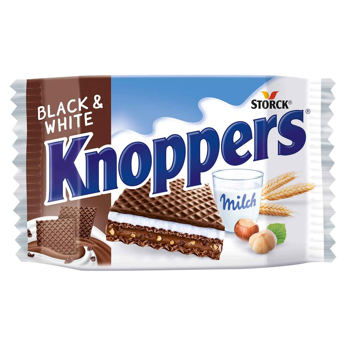 Knoppers Black & White 8er 200g MHD: 01.11.2026