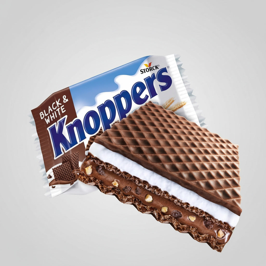 Knoppers Schnitte Black & White
