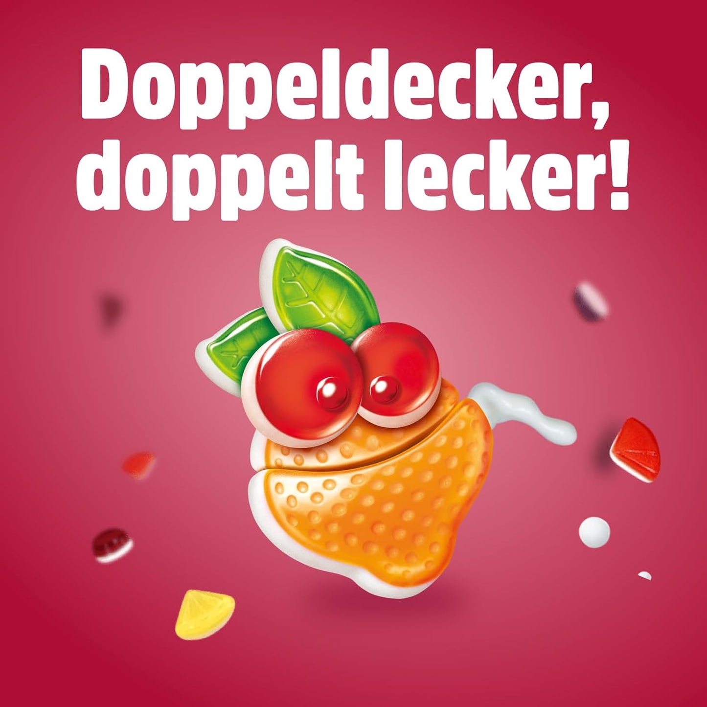 Lachgummi Frucht & Joghurt Doppeldecker