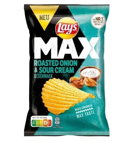 Lay's Max Roasted Onion & Sour Creme 110g