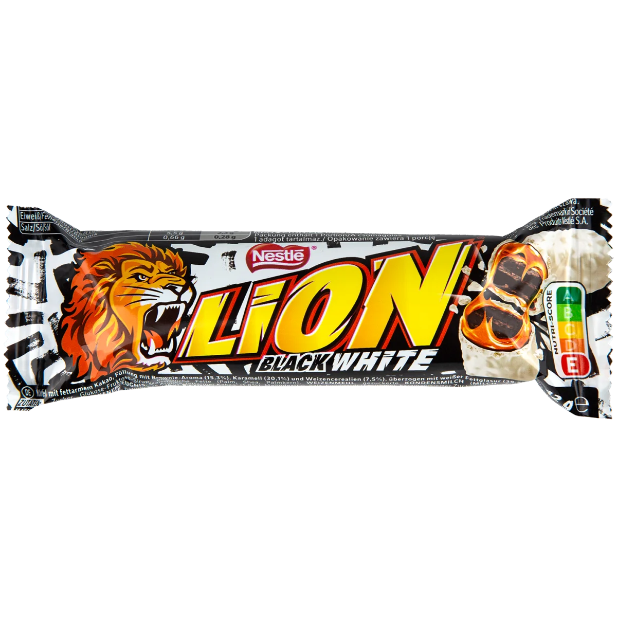 Lion Black&White Schokoriegel Vorteilspack 5 x 31g MHD: 04.2026