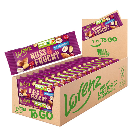 Lorenz Nuss & Frucht mit Joghurt Pops 40gx28