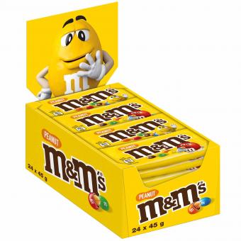 M&M's Peanut 24 × 45G DDM:24.08.2025