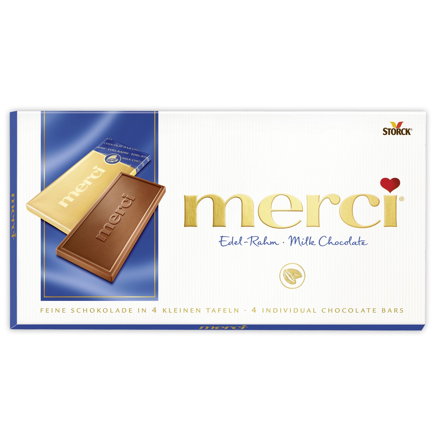 merci Tafelschokolade Edel-Rahm 100g MHD:01.03.2025