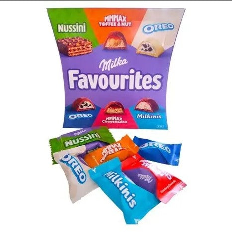 Milka Milka Favourites 158g MHD: 30.10.25