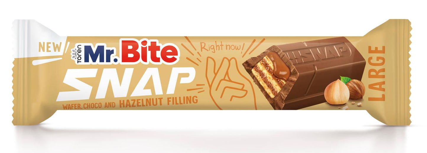 Toren Mr.Bite Snap Schoko Haselnuss 35g