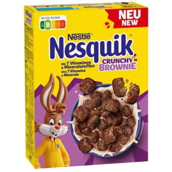Nesquik Crunchy Brownie 300g MHD:31.05.2026