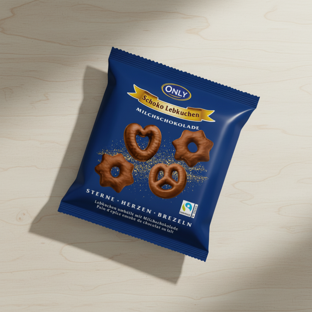 SÓLO chocolate con leche y pan de jengibre