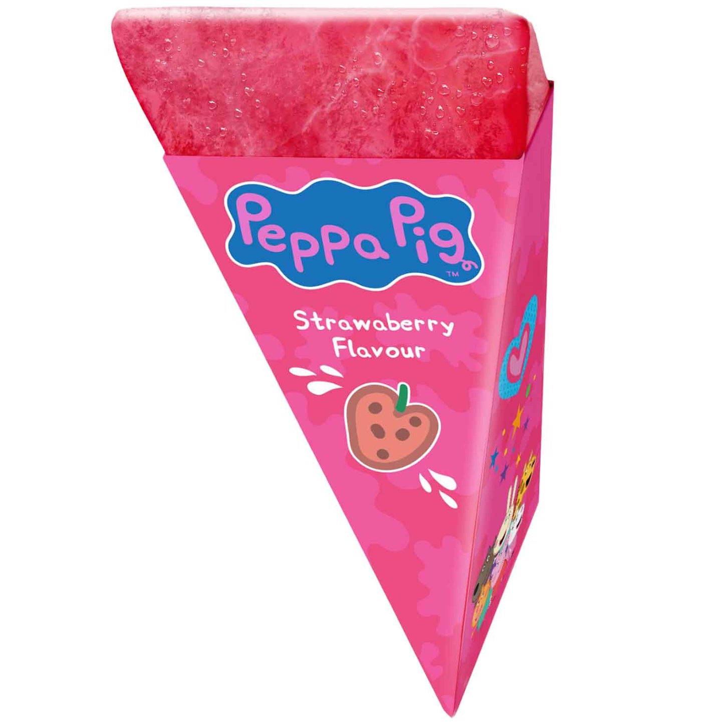 Peppa Pig Triangle Freeze Pops Strawberry 8x62ml MHD:05.07.2026