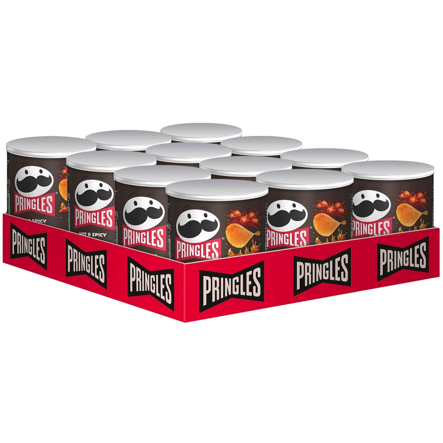 Pringles Hot & Spicy Mini 40gx12 MHD:17.05.2025 - Lecker24