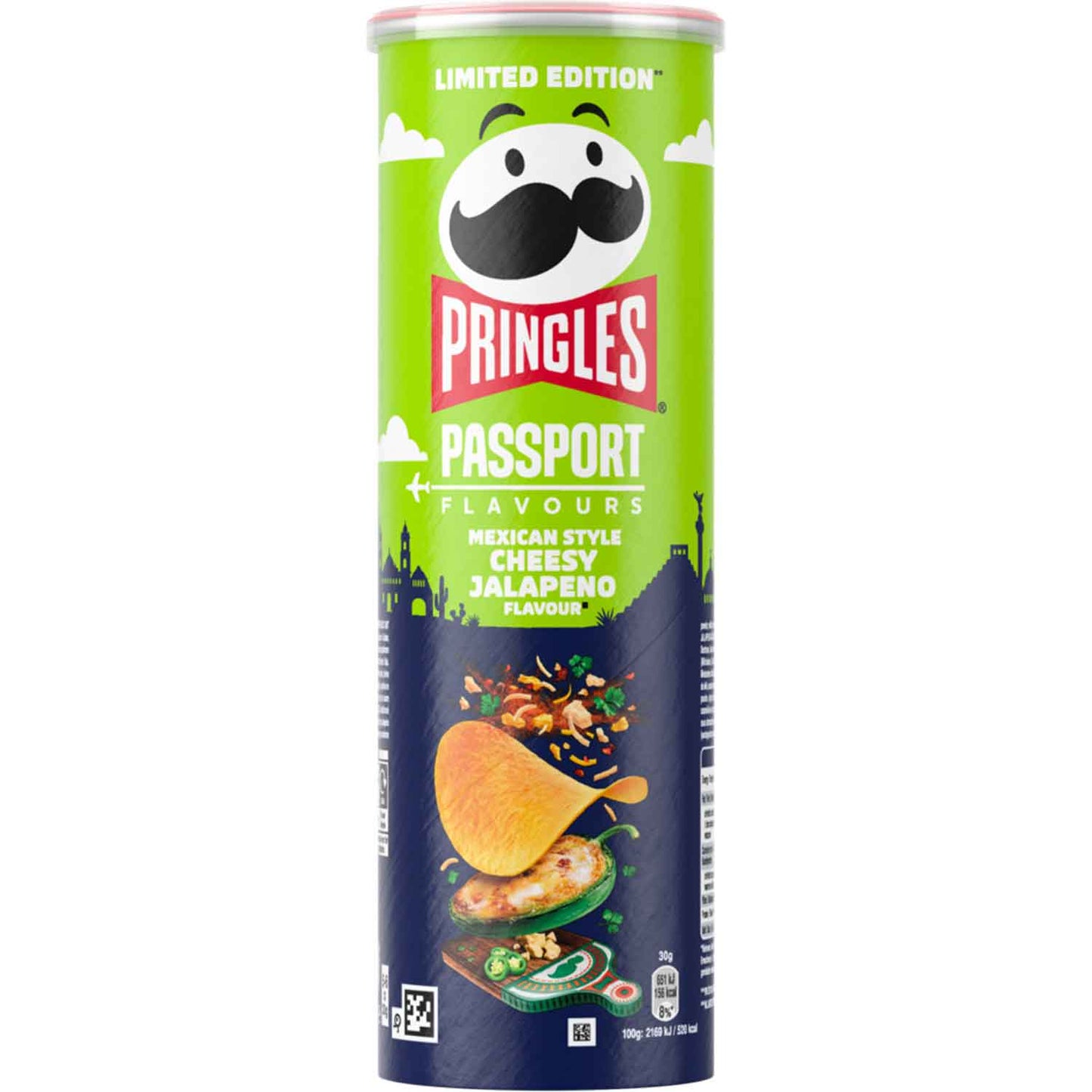 Pringles Passport Mexican Style Cheesy Jalapeno 165g